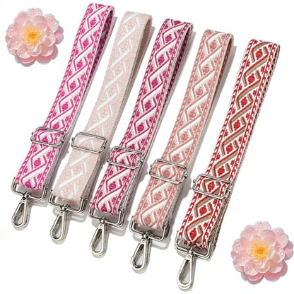 1.5" Wide Purse Strap Adjustable Replacement Gold Hardware Long Crossbody Bag Strap for Thick Shoulder Bags Canvas Handbags Straps - color: Gold Hardware-406