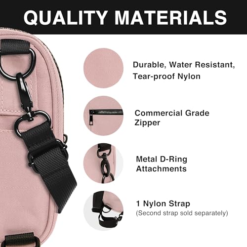 Brixley Crossbody Sling Bag – Travel Purse for Women, 9 Pocket Sling Pack, 5 Multi- Position Wear Fanny Pack for Everyday & Trips (Perry) - color: Perry