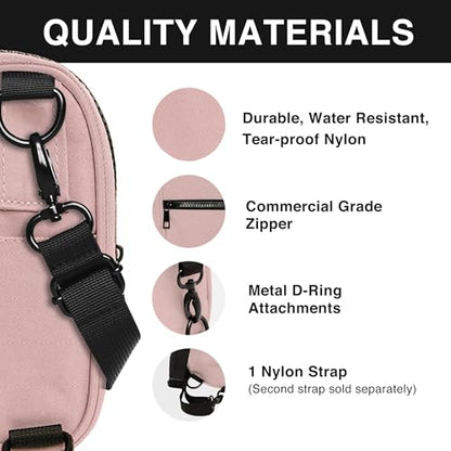 Brixley Crossbody Sling Bag – Travel Purse for Women, 9 Pocket Sling Pack, 5 Multi- Position Wear Fanny Pack for Everyday & Trips (Perry) - color: Perry