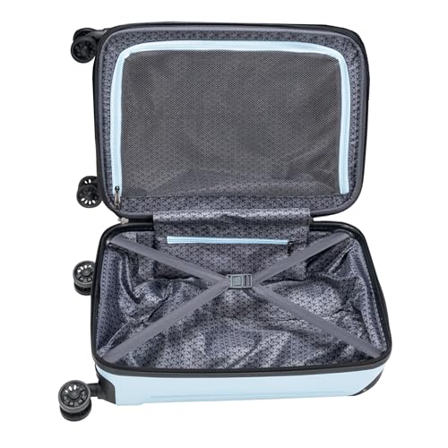 Kenneth Cole Reaction Flying Axis 20" Hardside Expandable 8-Wheel Spinner Carry-On Suitcase, Dream Blue - color: Dream Blue, size: 20-Inch Carry On