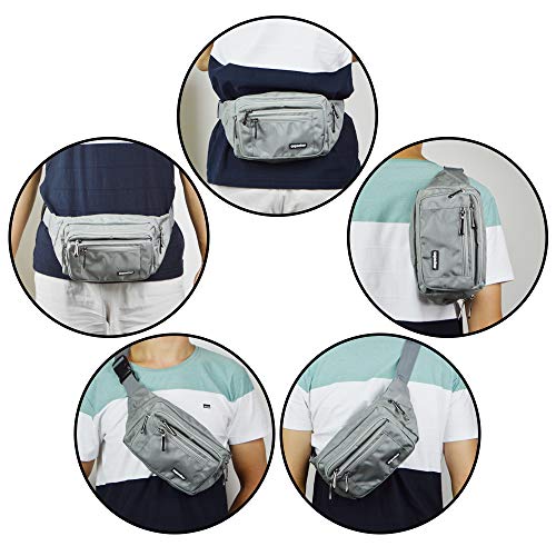 Oxpecker Waist Pack Bag, Gray - color: gray