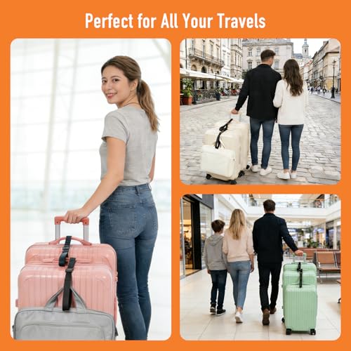 Luggage Connector Straps 2 Pack, Luggage Strap for Suitcases - size: Small