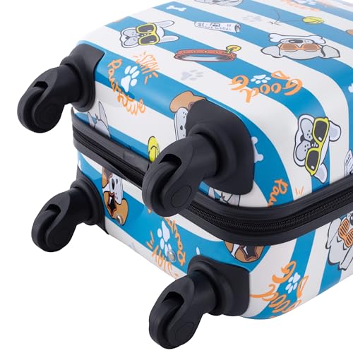 Travelers Club 5 Piece Kids' Luggage Set, Cool Dog - color: Cool Dog