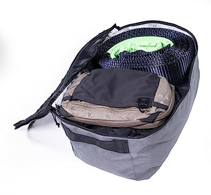 Van Essential Packing Cube with Mesh Top (Large) - color: Charcoal Gray, size: Large: 16" x 10" x 6"