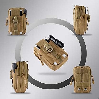 Waist Cell Phone Holster Belt Bag Universal Outdoor Phone Pouch Case Gadget Pocket for iPhone X 8 7 6 6s Plus Samsung Galaxy S8 S7 S6 S5 S4 S3 Note 8 5 4 3 2 LG HTC Etc - color: Green