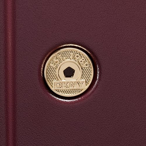 DKNY On the Go 21" Hardshell Lightweight Expandable Carry-On Luggage with Spinner Wheels,Burgundy - color: Burgundy, size: 21" Carry-On Luggage