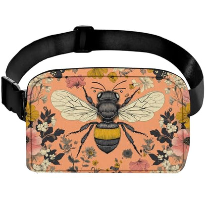 Bee Fanny Pack for Women Belt Bag
