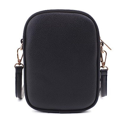 Mali+Lili, Josie Triple Zip Crossbody Bag - color: Black