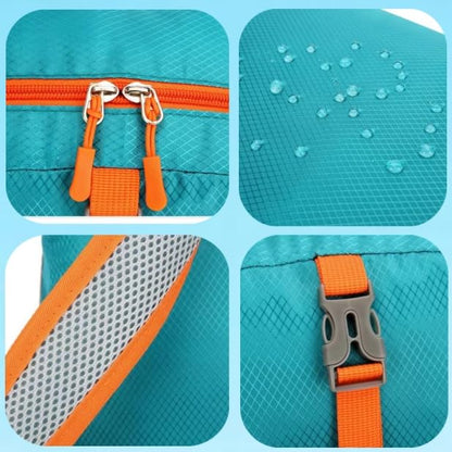 Travel lightweight foldable backpack hiking backpack splash proof compact travel backpack day pack (orange) - color: Orange