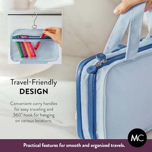 Mothercould Small Kids Travel Organizer, Hanging Bag With Hook, Blue - color: Blue, size: Small