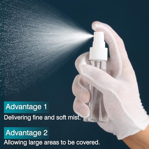 Small Spray Bottles 6Pack 2.7oz Plastic Travel Bottle Sprayer