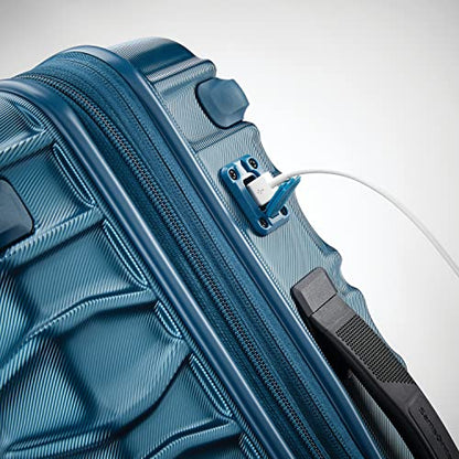 Samsonite Stryde 2 Hardside Expandable Luggage with Double Spinner Wheels, Carry On Glider, Deep Teal - color: Deep Teal, size: Global Carry-on