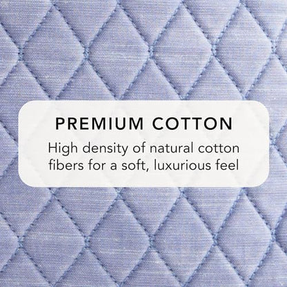 Vera Bradley Women's Premium Cotton Brush Up Cosmetic Case – Maison Blue - color: Maison Blue