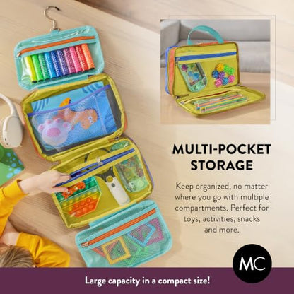 Kids Travel Organizer, Boys Bag With Hook, Toiletry and Makeup Bag, Small - color: CB Blue, size: Small