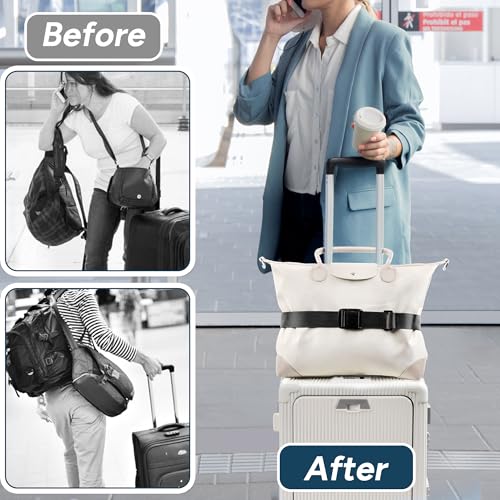 Travel Inspira Magnetic Quick Release Luggage Straps Black - color: Black-02