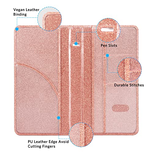 CoBak Car Registration and Insurance Holder - color: L-Glitter Rose Gold