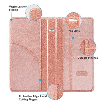 CoBak Car Registration and Insurance Holder - color: L-Glitter Rose Gold