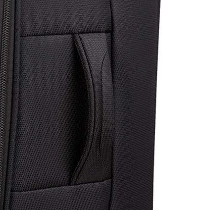 SwissGear 4010 Softside Luggage with Spinner Wheels, Black, Checked-Large 27-Inch - size: Checked-Large 27-Inch