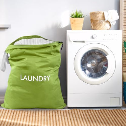 WiseBoy Travel Laundry Bag Dirty Clothes Organizer, Extra Large Laundry Bag - color: Green