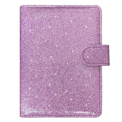Passport Holder Cover, ACdream Protective Premium Leather RFID Blocking Wallet Travel Case for Passport/Credit Card/Air Ticket, - color: Glitter purple