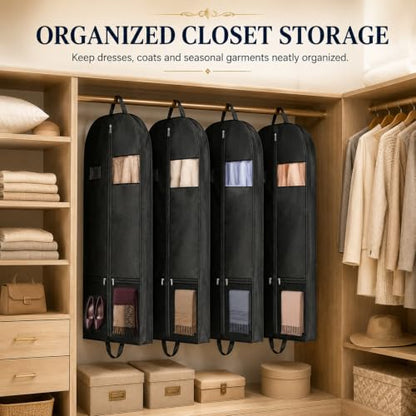 Coat Covers for Closet, 54-Inch Breathable Organizer for Uniforms - style: Garmentbag 54INCH 1 pack