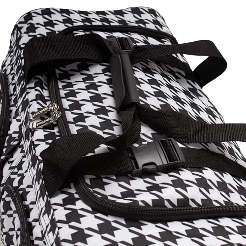 Rockland Rolling Duffel Bag, Black, 22" - color: Kensington, size: 22-Inch
