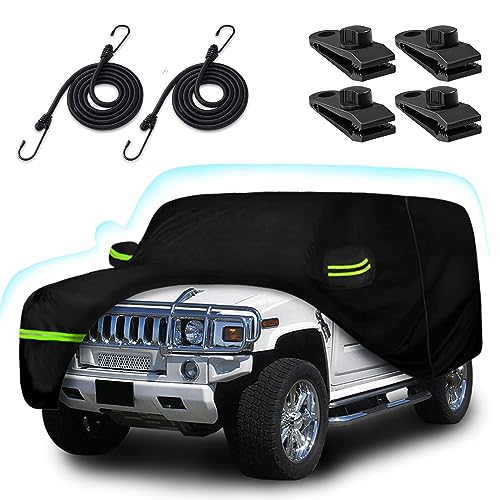 6 Layers Custom Car Cover Waterproof for Hummer H2 SUV 2002-2009 - size: H2 Cover