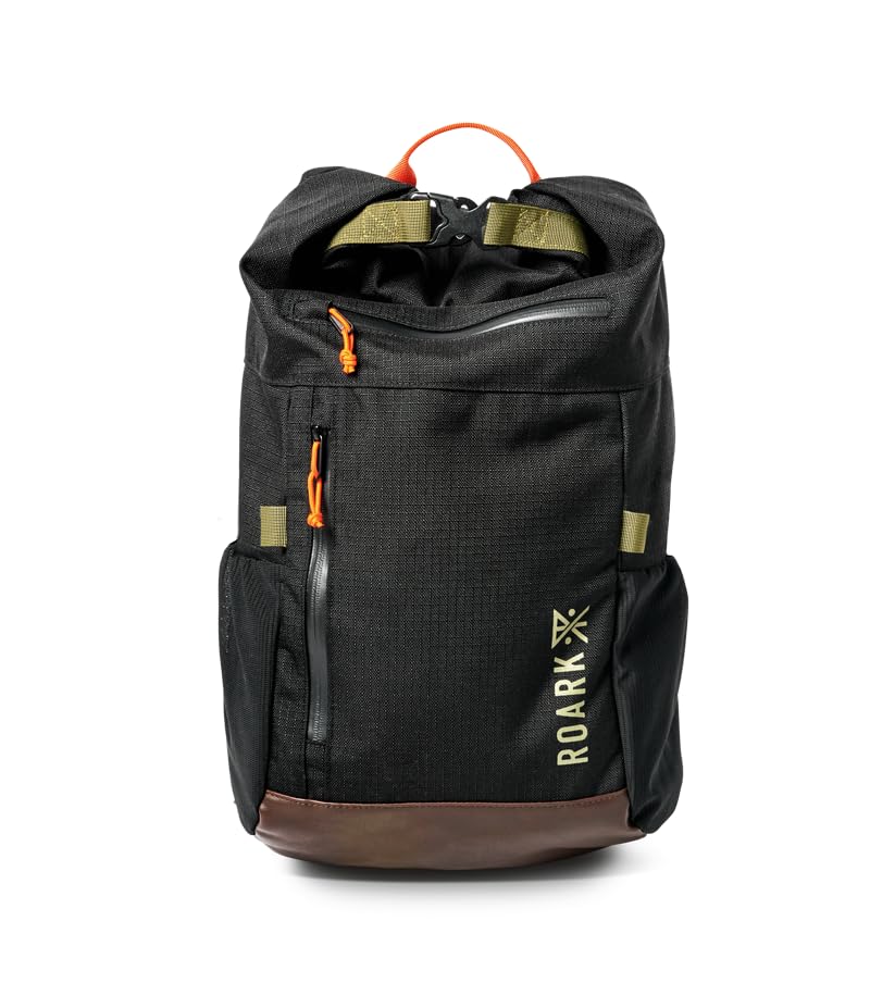 Roark Passenger 27L 2.0 Backpack, Travel Day Pack with Laptop Storage - color: Black