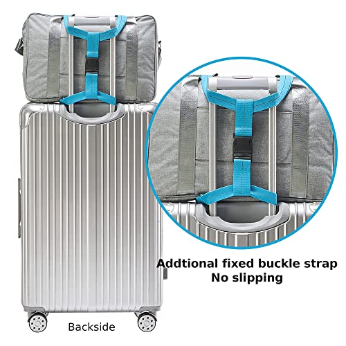 Travelkin Luggage Straps Bag Bungee for Suitcase Add a Bag TSA Approved - color: BLUE