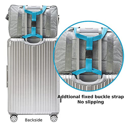 Travelkin Luggage Straps Bag Bungee for Suitcase Add a Bag TSA Approved - color: BLUE