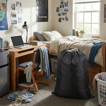 Extra Large Laundry & Storage Bag (Black, 37"x47" - 2 Pack) - size: 37"x47" - 2 Pack