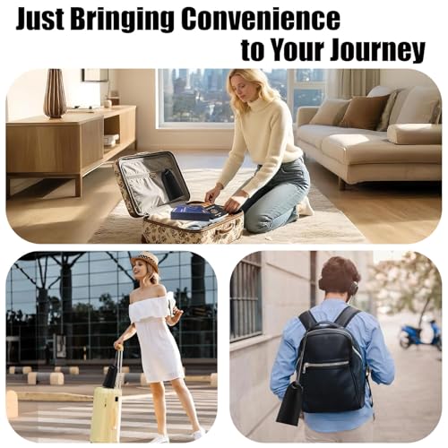 2-Pack Airplane Foot Hammock with Memory Foam, Large Ergonomic Leg Rest for Long Flights – Portable Foot Hammock for Plane Travel Essential to Relieve Foot Pain & Swelling