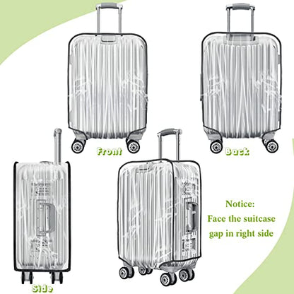 8 Pcs Clear Luggage Cover, 20 Inches, 24 Inches, 28 Inches, 30 Inches
