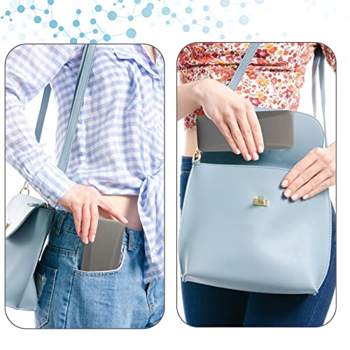 SMARTTOP Hard Shell Eyeglass Case- Glass Case With Cleaning Cloth, Glasses Case hard shell for men women - color: Grey