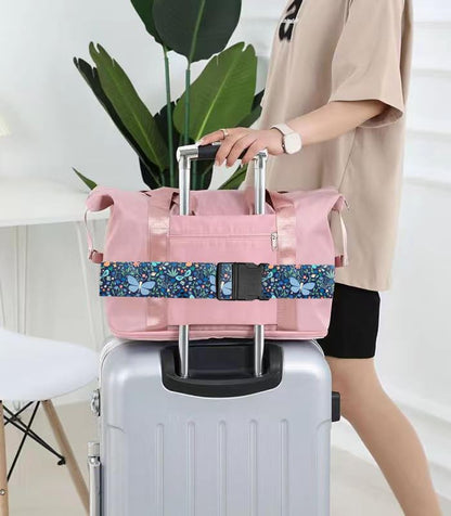Luggage Straps for Suitcases Travel Belt Accessories, Cute Suitcase Strap, Adjustable Luggage Belt Strap, Heavy Duty with Quick-Release Buckle Luggage Strap Boho Dragonfly - color: Boho Dragonfly