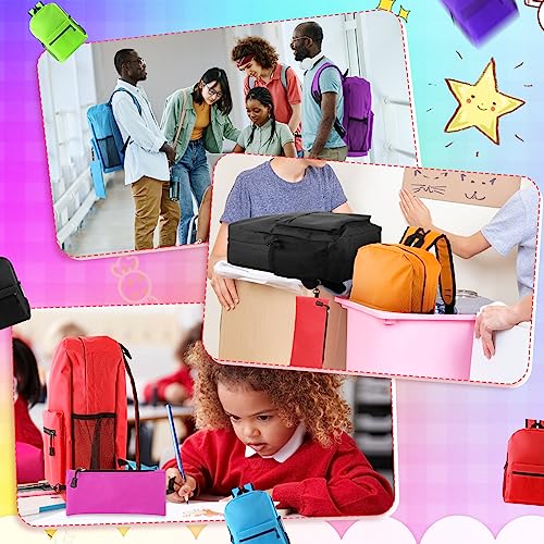 Silkfly 12 Pcs School Backpacks with 12 Pencil Pouch - color: Bright Color