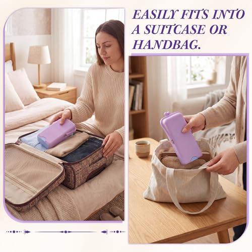 Kacctyen Makeup Brush Case Silicone Standing Makeup Brush Holder,Purple - color: Purple