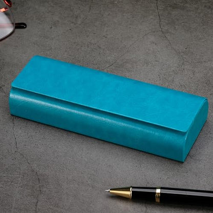 Vemiss Hard Shell Eyeglass Cases, Lightweight Portable Glasses Case for Women Men - color: D1-blue