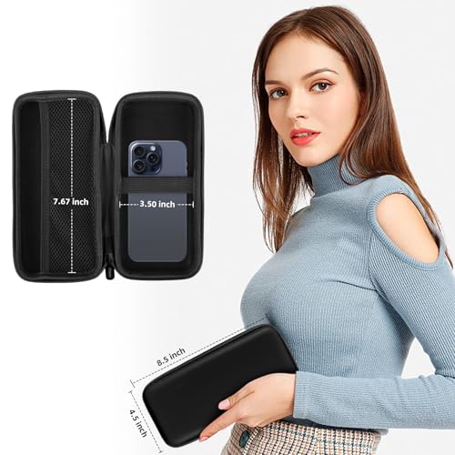 iMangoo Travel Essential Electronics Organizer Charger Case Carrying Pouch - color: Black, size: Large