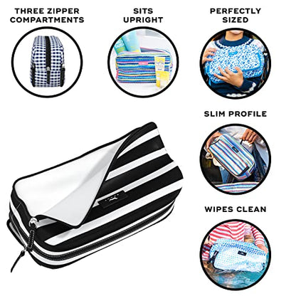 SCOUT 3-Way Toiletry Bag for Women - Travel Makeup Organizer, Black - color: Fleetwood Black