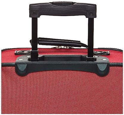 American Tourister Fieldbrook XLT Softside Upright Luggage, Red/Black, 3-Piece Set (BB/21/25) - color: Red/Black, size: 3-Piece Set (BB/21/25)