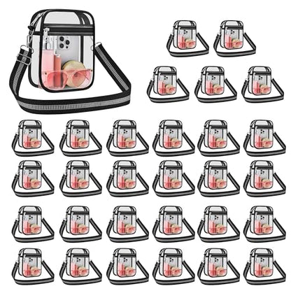 Clear Bag for Stadium Events Bulk Clear Handbag Crossbody Purse