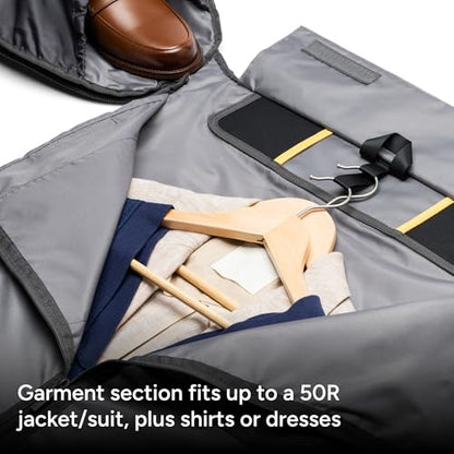 Halfday Convertible 2-in-1 Premium Garment Duffel 45L Weekender, Ash - color: Ash, style: Premium, 45l