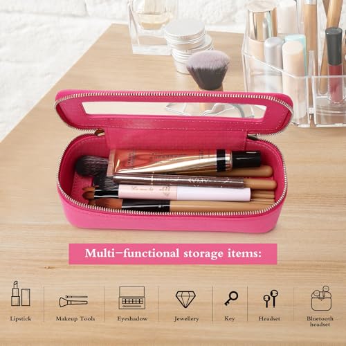Pinkmik Makeup Brush Case, Fuxia, SLIM - color: B/Fuxia, size: SLIM