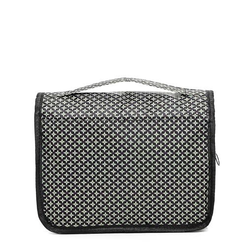 Sechunk Waterproof Travel Toiletry Bags Hanging Multi-function Cosmetic Bag Makeup Bag for Women - color: dblueStar