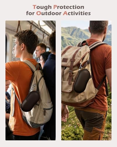 ProCase Sunglasses Case, Hard Shell Glasses Case for Men Women -Chocolate - color: Chocolate