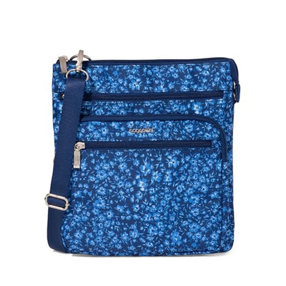 Baggallini Out and About Crossbody - color: Navy Petal