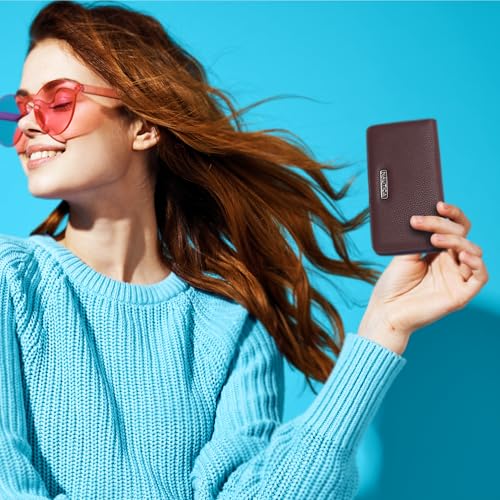Nautica Seaside Slim Womens Wallet RFID Blocking Credit Card Holder, Coin Purse, Checkbook Organizer Clutch, Small Vegan Leather Wallet for Travel, Black Racing Stripe - color: Black Racing Stripe