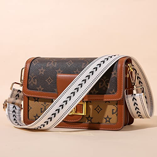 Purse Strap Replacement Crossbody Handbag Shoulder Strap Adjustable - color: Gold Buckle-3