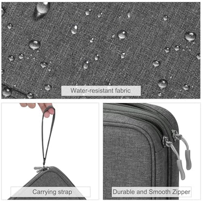 FYY Electronic Organizer, Travel Tech Pouch Bag, Extra Large, Dark Grey - color: Dark Grey, size: 10.8 x 8 x 3.15 inches